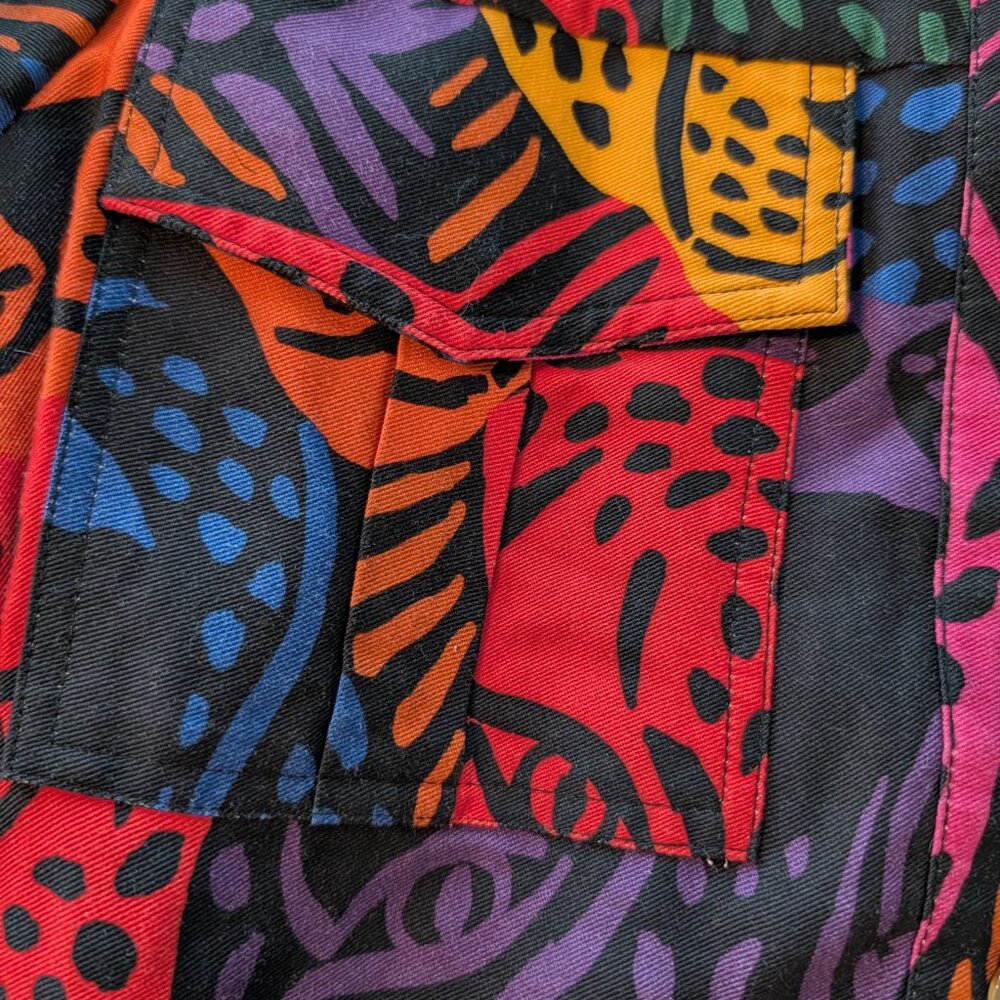 FARM RIO Mixed Midnight Leopards Midi Dress, size S - Picture 11 of 16